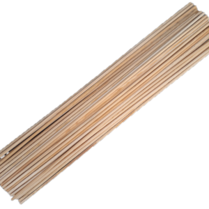 Palitos De Madera 6mm X 60cm 45 Pz